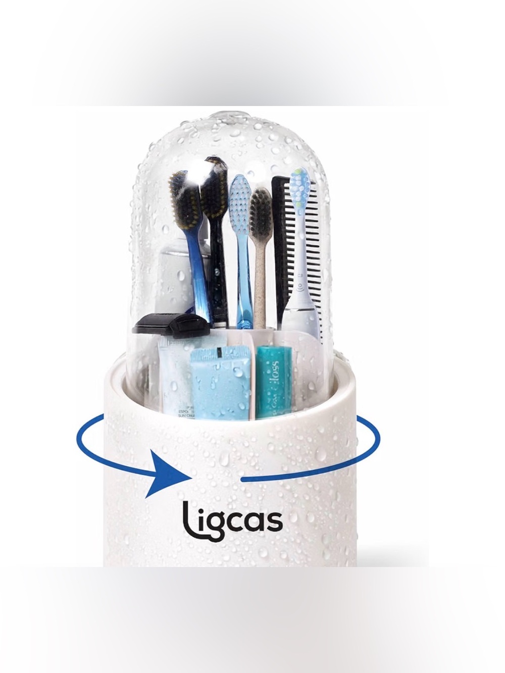 Ligcas Toothbrush Holder W/ Cover